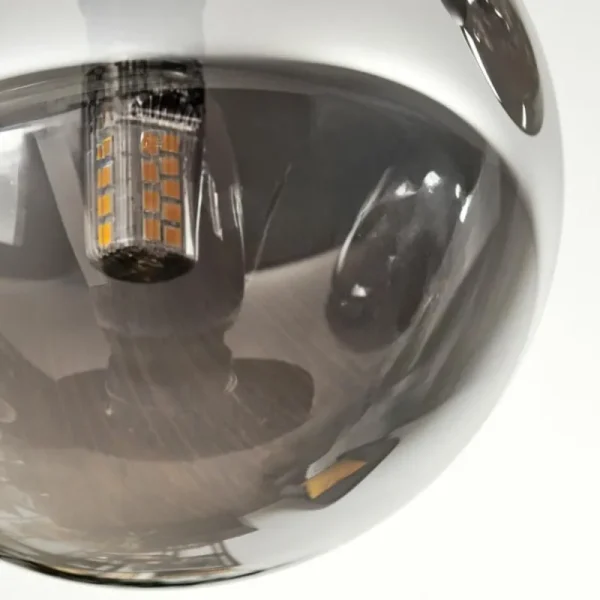 hofstein Chehalis Plafonnier, Boule lumineuse Fumé, 3 lumières* Lampes Modernes