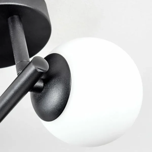 hofstein Chehalis Plafonnier, Boule lumineuse Blanc, 3 lumières* Lampes En Verre
