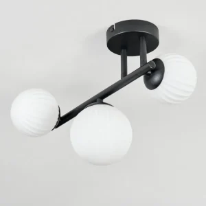 hofstein Chehalis Plafonnier, Boule lumineuse Blanc, 3 lumières* Lampes Modernes