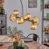 hofstein Chehalis Suspension, Boule lumineuse, Suspension Ambre, 8 lumières* Lampes Modernes