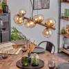 hofstein Chehalis Suspension, Boule lumineuse, Suspension Ambre, Clair, 10 lumières* Lampes En Verre