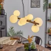 hofstein Chehalis Suspension, Boule lumineuse, Suspension Blanc, 8 lumières* Lampes En Verre