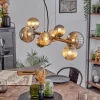 hofstein Chehalis Suspension, Boule lumineuse, Suspension Ambre, Fumé, 8 lumières* Lampes Modernes
