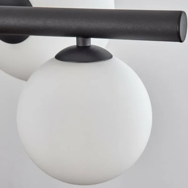 hofstein Chehalis Suspension, Boule lumineuse, Suspension Blanc, 8 lumières* Lampes En Verre