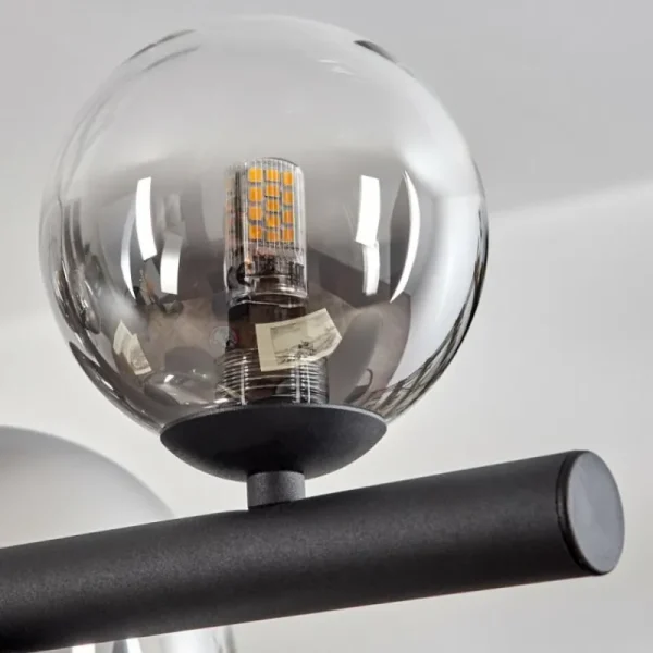 hofstein Chehalis Suspension, Boule lumineuse, Suspension Clair, Fumé, 10 lumières* Lampes Modernes