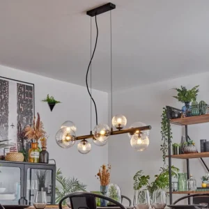 hofstein Chehalis Suspension, Boule lumineuse, Suspension Clair, 8 lumières* Lampes Modernes