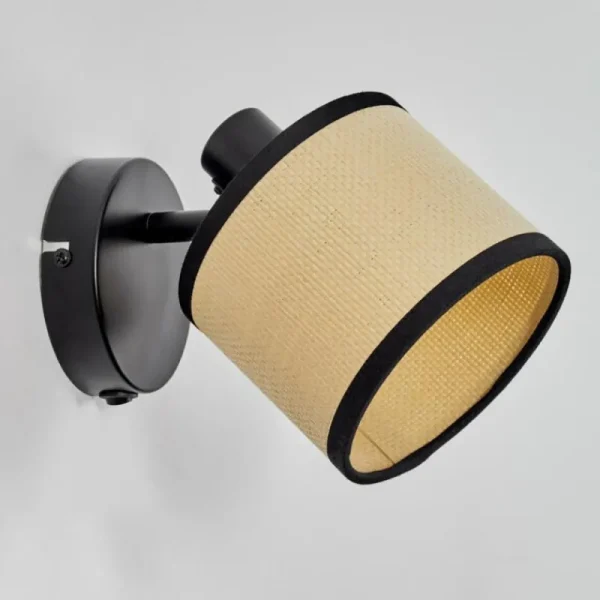 hofstein Chellas Applique murale Noir, 1 lumière* Lampes Modernes