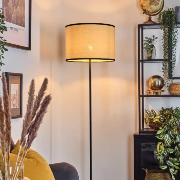 hofstein Chellas Lampadaire beige, 1 lumière* Lampes Modernes