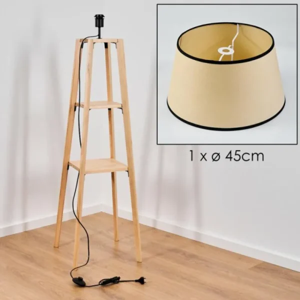 hofstein Chellas Lampadaire Écru, 1 lumière* Lampes Modernes