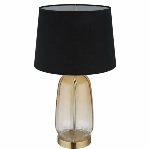 Luminaires Globo Lighting Classy Lampe à poser Ambre, Laiton, 1 lumière* Lampes En Verre