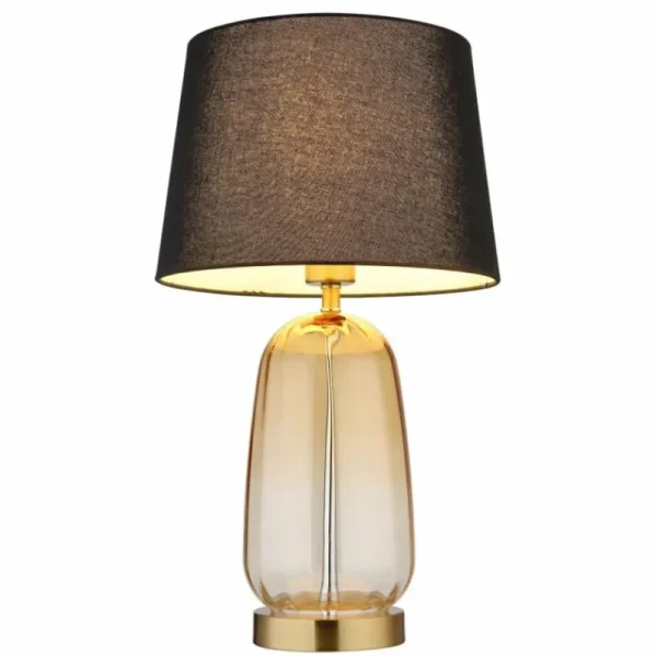 Luminaires Globo Lighting Classy Lampe à poser Ambre, Laiton, 1 lumière* Lampes En Verre