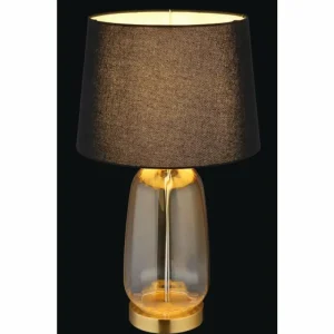 Luminaires Globo Lighting Classy Lampe à poser Ambre, Laiton, 1 lumière* Lampes En Verre