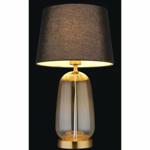 Luminaires Globo Lighting Classy Lampe à poser Ambre, Laiton, 1 lumière* Lampes En Verre