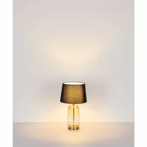 Luminaires Globo Lighting Classy Lampe à poser Ambre, Laiton, 1 lumière* Lampes En Verre