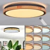 hofstein Coentral Plafonnier, Panel LED Blanc, 1 lumière, Télécommandes* Lampes Modernes
