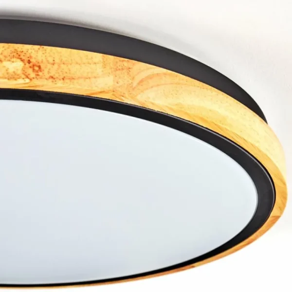 hofstein Coentral Plafonnier, Panel LED Blanc, 1 lumière, Télécommandes* Lampes Modernes