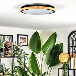 hofstein Coentral Plafonnier, Panel LED Blanc, 1 lumière, Télécommandes* Lampes Modernes