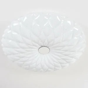 hofstein Cyran Plafonnier LED Blanc, 1 lumière, Télécommandes* Lampes Modernes