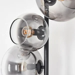 hofstein Dagan Lampadaire Clair, Fumé, 5 lumières* Lampes Modernes