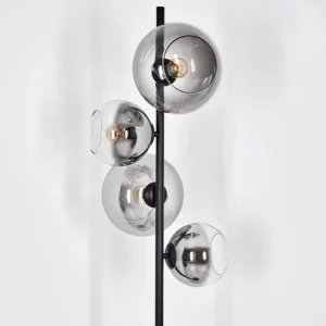 hofstein Dagan Lampadaire Clair, Fumé, 4 lumières* Lampes Modernes