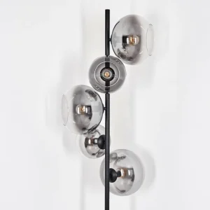 hofstein Dagan Lampadaire Clair, Fumé, 5 lumières* Lampes Modernes