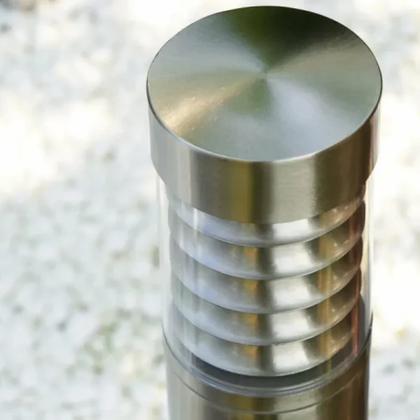 hofstein Dakar Eclairage de chemin Acier inoxydable, 1 lumière, Détecteur de mouvement* Lampes Modernes