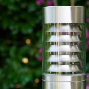 hofstein Dakar Eclairage de chemin Acier inoxydable, 1 lumière, Détecteur de mouvement* Lampes Modernes