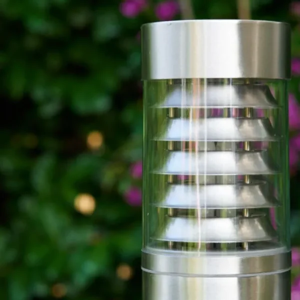 hofstein Dakar Eclairage de chemin Acier inoxydable, 1 lumière, Détecteur de mouvement* Lampes Modernes