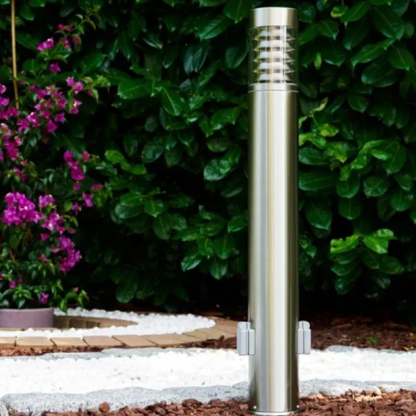 hofstein Dakar Eclairage de chemin Acier inoxydable, 1 lumière* Lampes Modernes