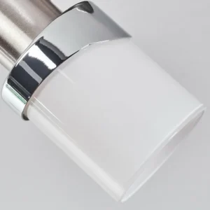 hofstein Davor Plafonnier, Spot de plafond Chrome, Nickel mat, 1 lumière* Lampes En Verre
