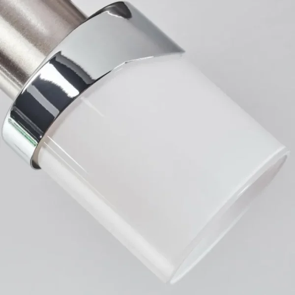 hofstein Davor Plafonnier, Spot de plafond Chrome, Nickel mat, 1 lumière* Lampes En Verre