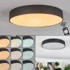 hofstein Diagonal Plafonnier LED Noir, 1 lumière, Télécommandes* Lampes Modernes