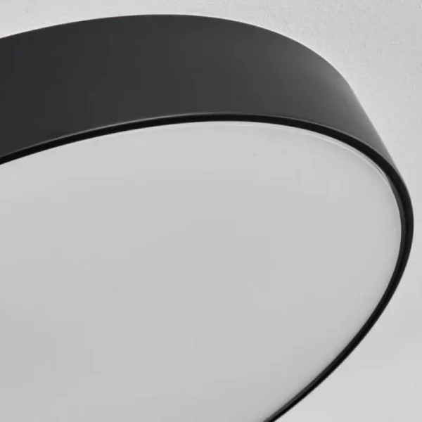 hofstein Diagonal Plafonnier LED Noir, 1 lumière, Télécommandes* Lampes Modernes