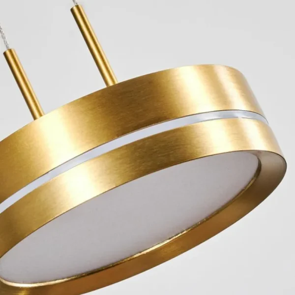 hofstein Dingersjo Suspension, Suspension LED Laiton, 3 lumières* Lampes Modernes