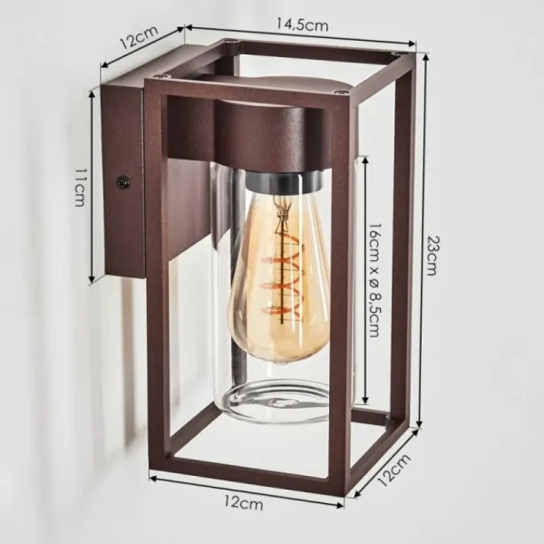hofstein Doninhas Lampe murale d´extérieur Rouille, 1 lumière* Lampes Modernes