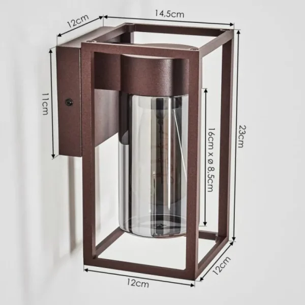 hofstein Doninhas Lampe murale d´extérieur Rouille, 1 lumière* Lampes Modernes