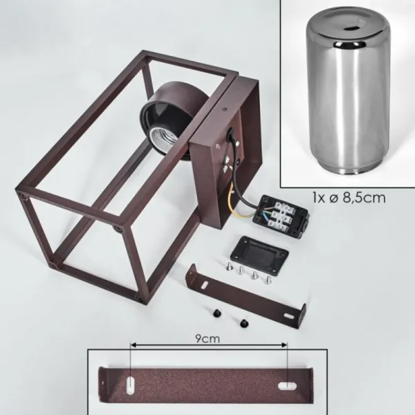 hofstein Doninhas Lampe murale d´extérieur Rouille, 1 lumière* Lampes Modernes