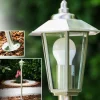hofstein Eclairage de chemin Moskau Acier inoxydable, 1 lumière* Lampes Modernes