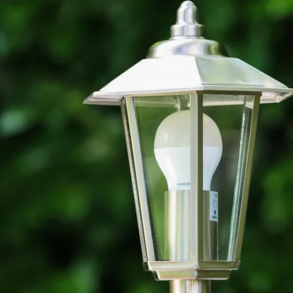 hofstein Eclairage de chemin Moskau Acier inoxydable, 1 lumière* Lampes Modernes