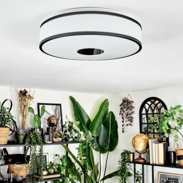 hofstein Elran Plafonnier LED Blanc, 1 lumière* Lampes Modernes