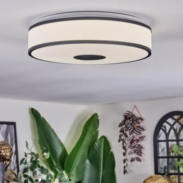 hofstein Elran Plafonnier LED Blanc, 1 lumière* Lampes Modernes