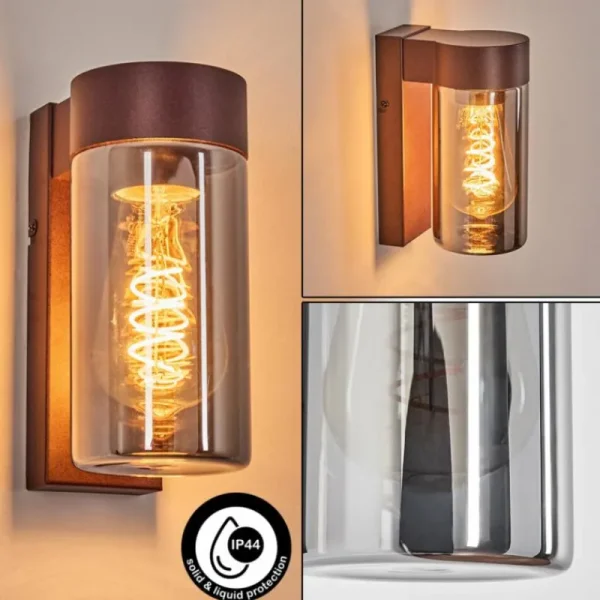 hofstein Encoberta Lampe murale d´extérieur Rouille, 1 lumière* Lampes Modernes