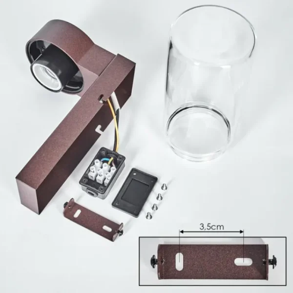hofstein Encoberta Lampe murale d´extérieur Rouille, 1 lumière* Lampes Modernes