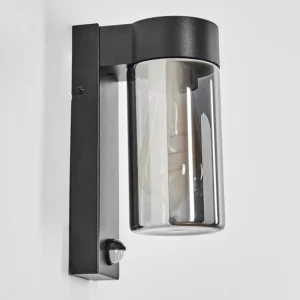 hofstein Encoberta Luminaire extérieur, Lampe murale d´extérieur Noir, 1 lumière, Détecteur de mouvement* Lampes Modernes