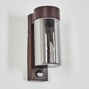 hofstein Encoberta Luminaire extérieur, Lampe murale d´extérieur Rouille, 1 lumière, Détecteur de mouvement* Lampes Modernes