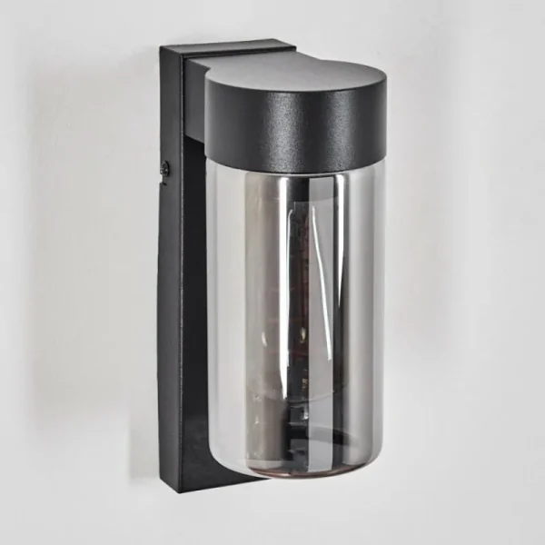 hofstein Encoberta Luminaire extérieur, Lampe murale d´extérieur Noir, 1 lumière, Détecteur de mouvement* Lampes Modernes