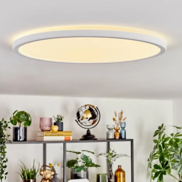 hofstein Endrup Plafonnier LED Blanc, 1 lumière* Lampes Modernes
