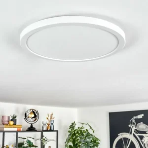 hofstein Endrup Plafonnier LED Blanc, 1 lumière* Lampes Modernes
