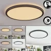 hofstein Endrup Plafonnier LED Noir, 1 lumière* Lampes Modernes