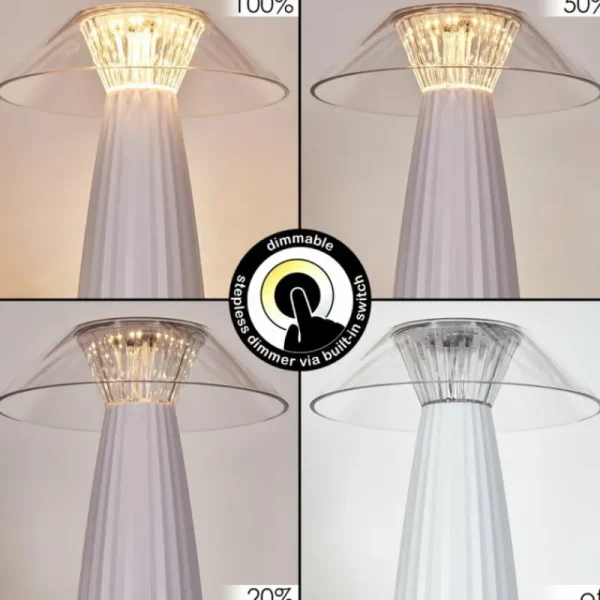 hofstein Eryla Lampe de bureau, Lampe à poser LED Blanc, 1 lumière* Lampes Modernes